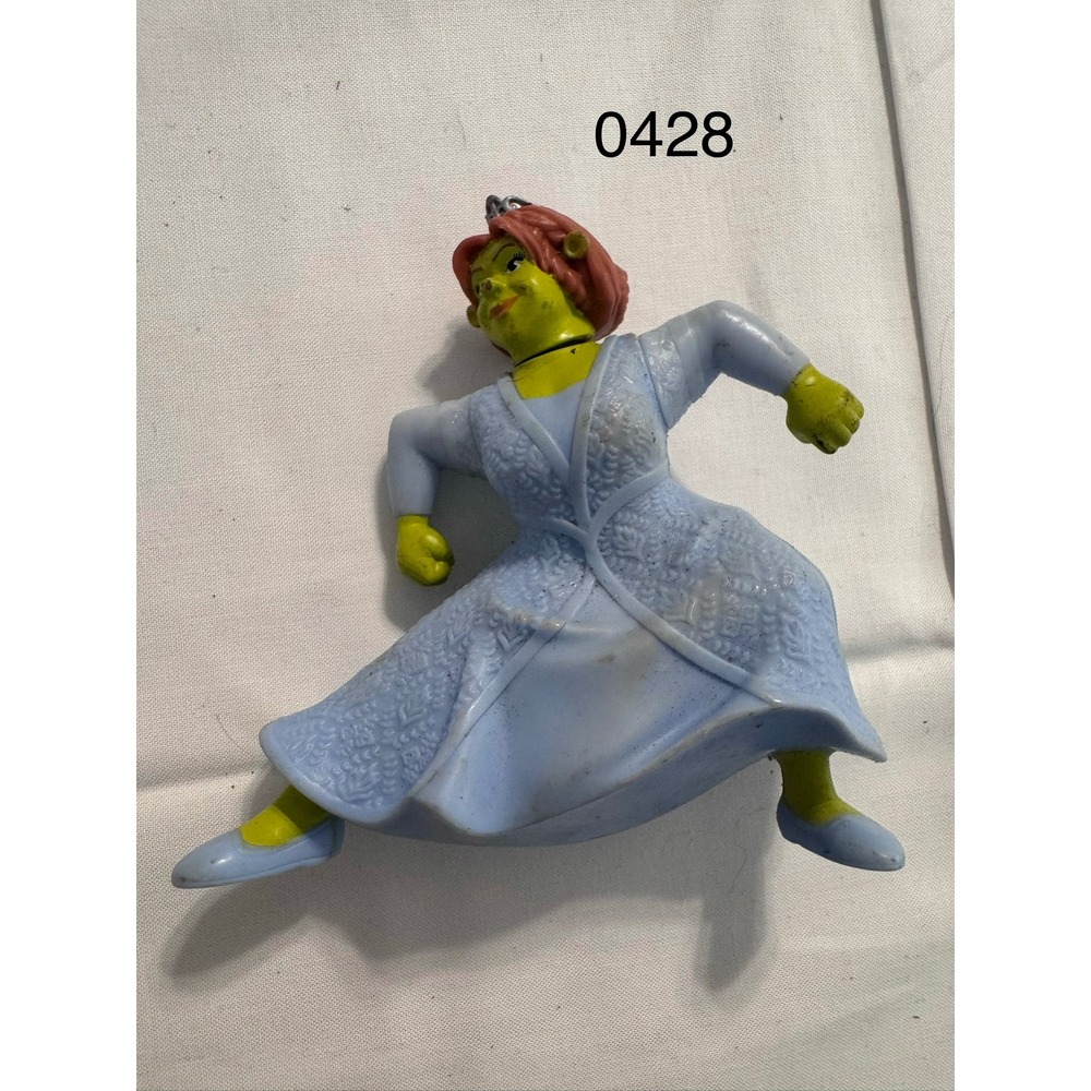 DreamWorks Shrek Princess Fiona Ogre Blue Dress Ornament Figure Collectible 0428